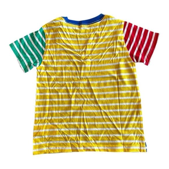 Polo Ralph Lauren Boys Blue Multi Stripe Crew-Neck Short Sleeve T-Shirt - Picture 3 of 6